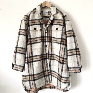 Old Navy Plaid Shacket size L